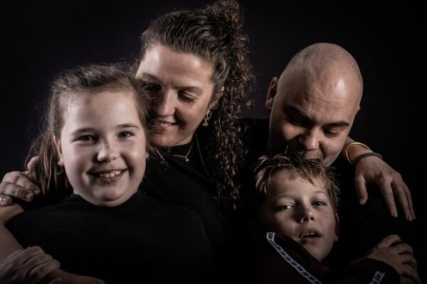 Lily, Annemieke, Ollie & Jan