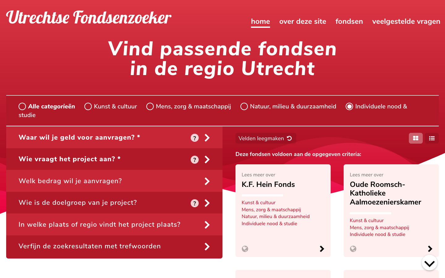 Utrechtse Fondsenzoeker