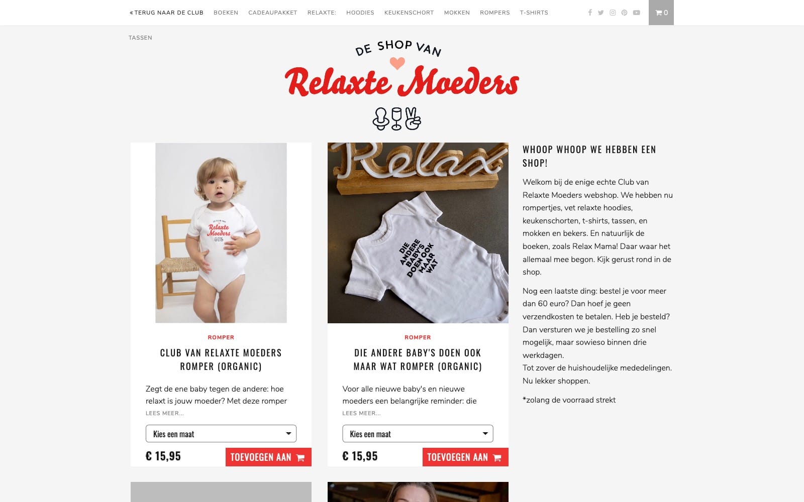 Shop van Relaxte Moeders