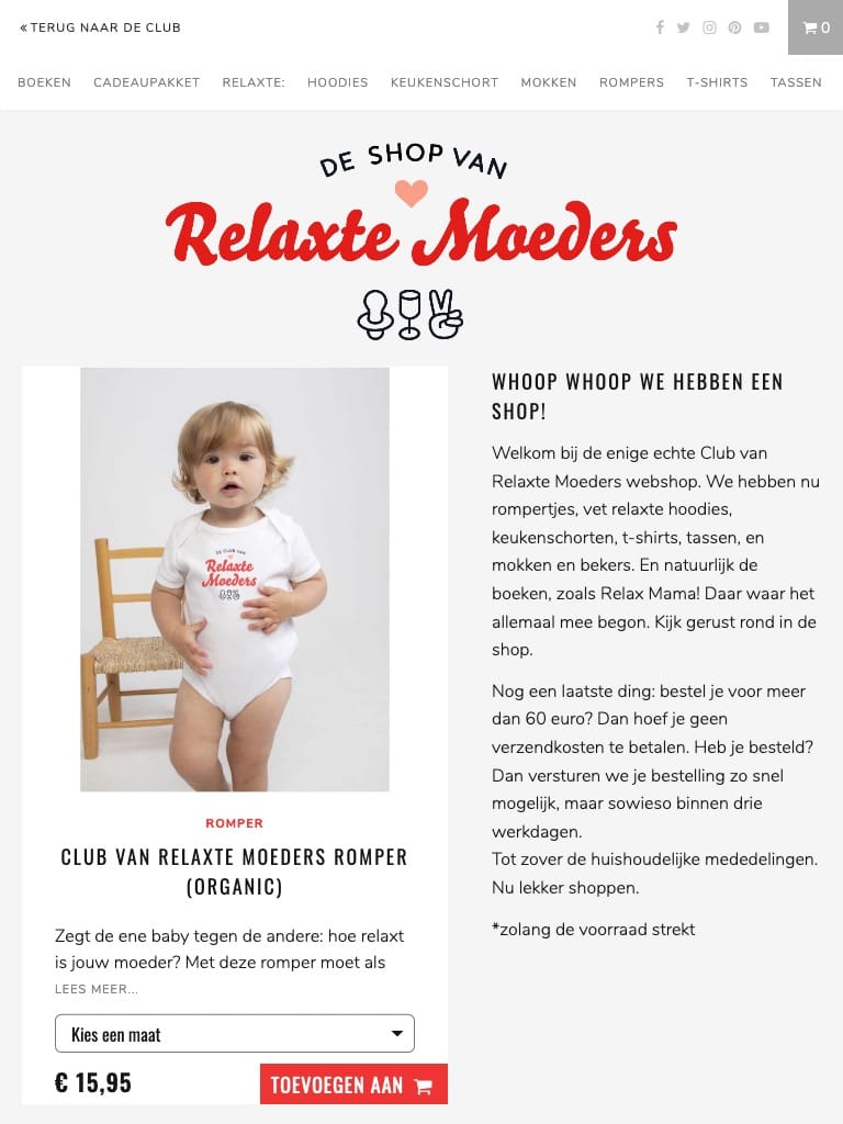 Shop van Relaxte Moeders
