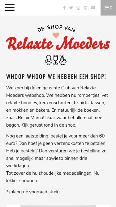 Shop van Relaxte Moeders
