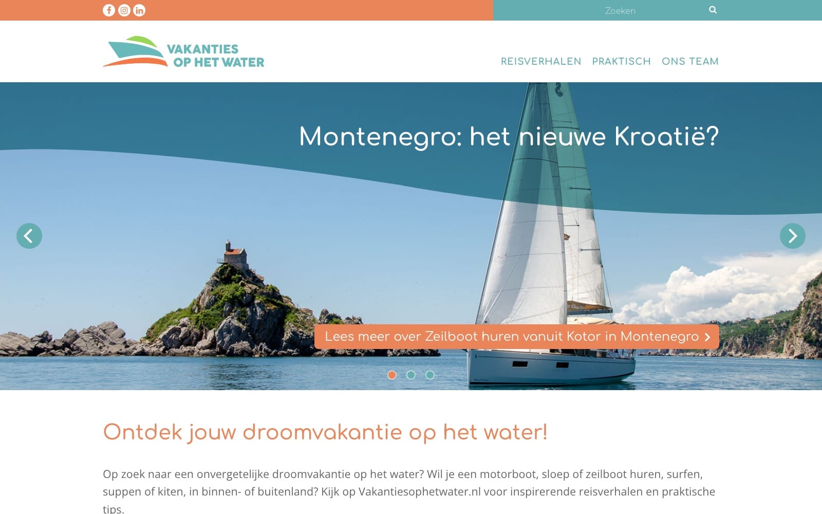 Vakanties op het water