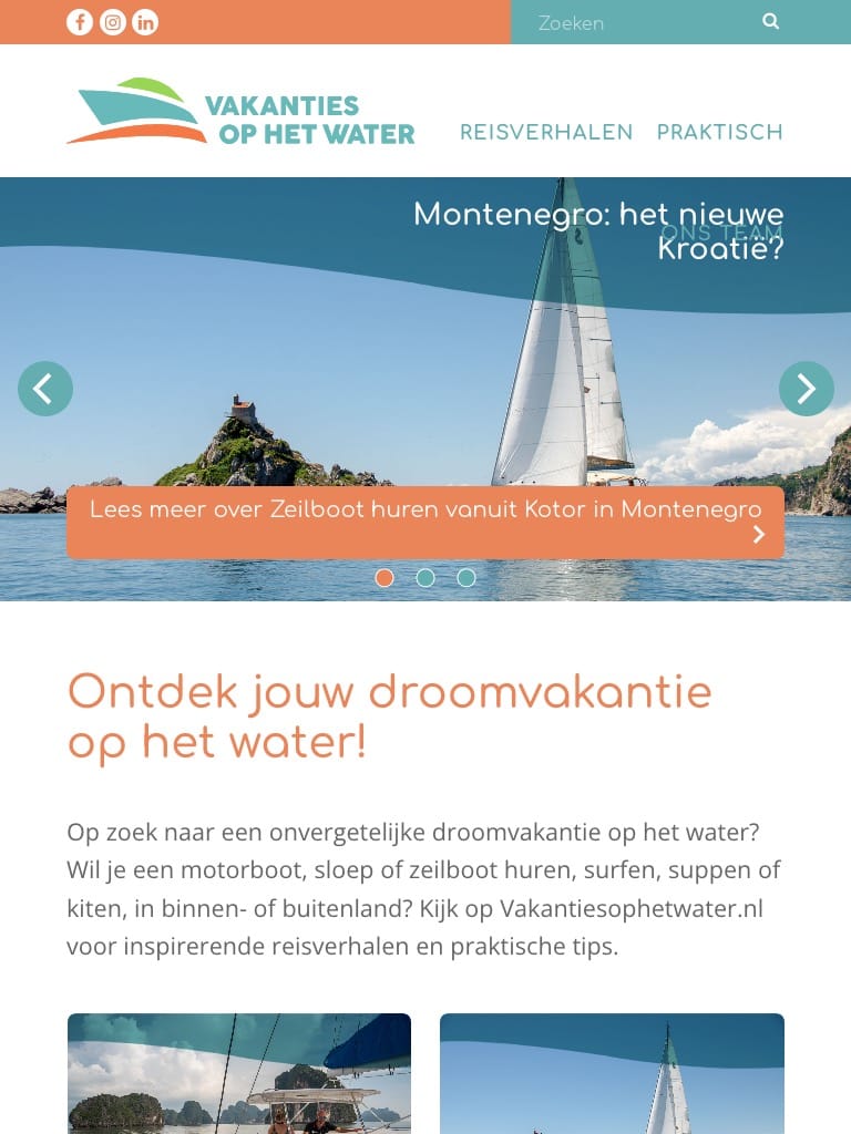 Vakanties op het water